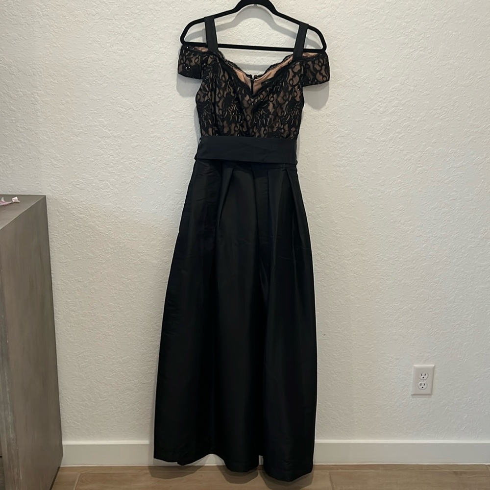 R&M Richards black cocktail dress size 12
